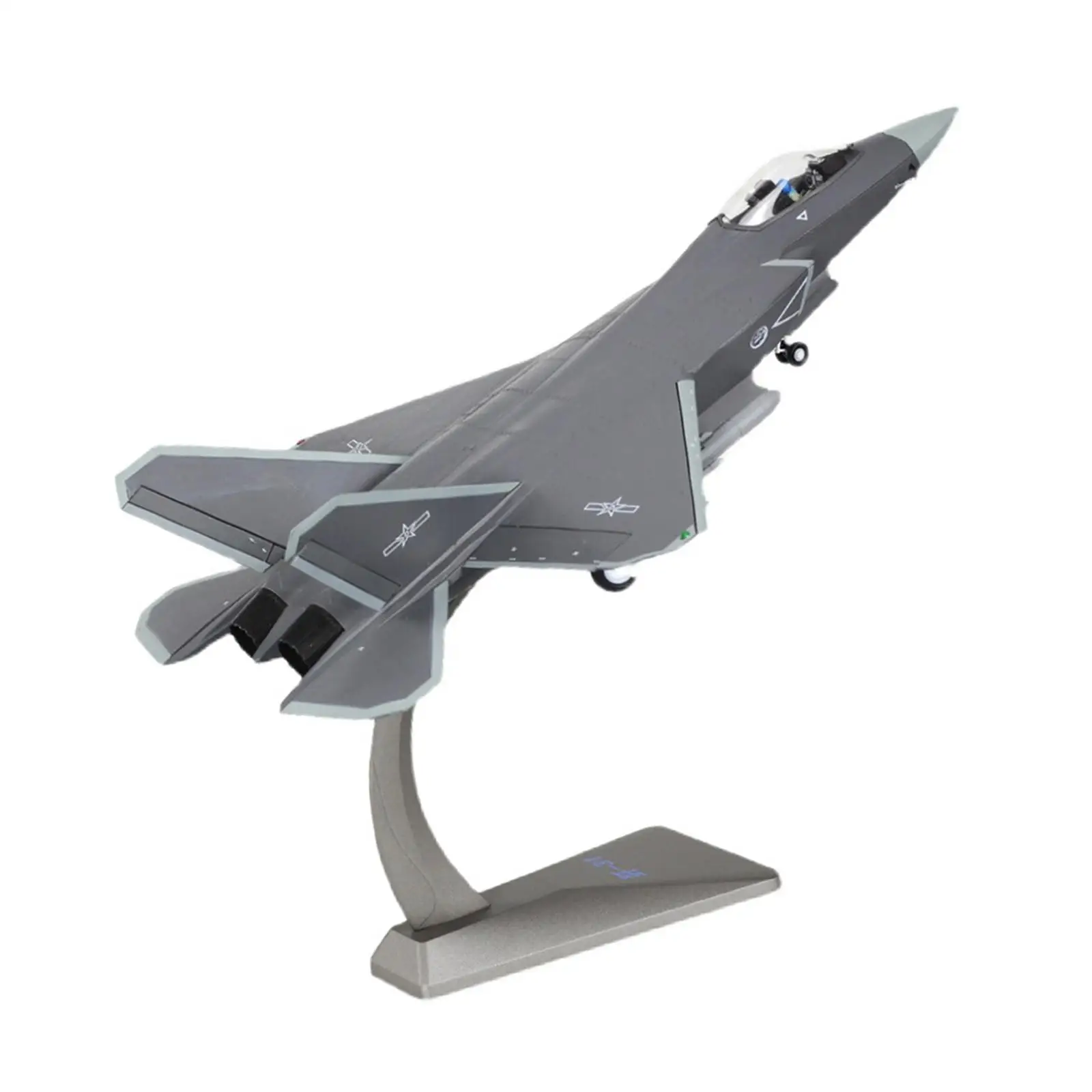 

Alloy 1/72 J31 Airplane Diecast Model Visible Cockpit Souvenir with Display Base for Office Cafe Living Room TV Cabinet Shelf