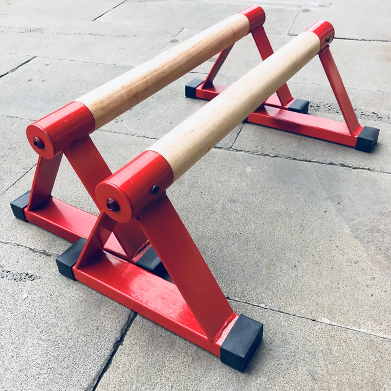 Fitness Portable Push Up Stand H-shaped Wooden Chest Push-ups Board Equipment Home Bodybuilding Exercise Handstand Parallel Bars