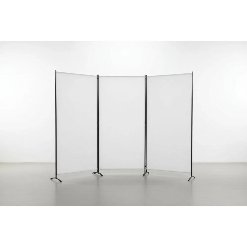 

6 Ft Tall 3 Panel Room Divider, Lightweight Portable Folding Privacy Screen for Bedroom Home Office Apartment Studio