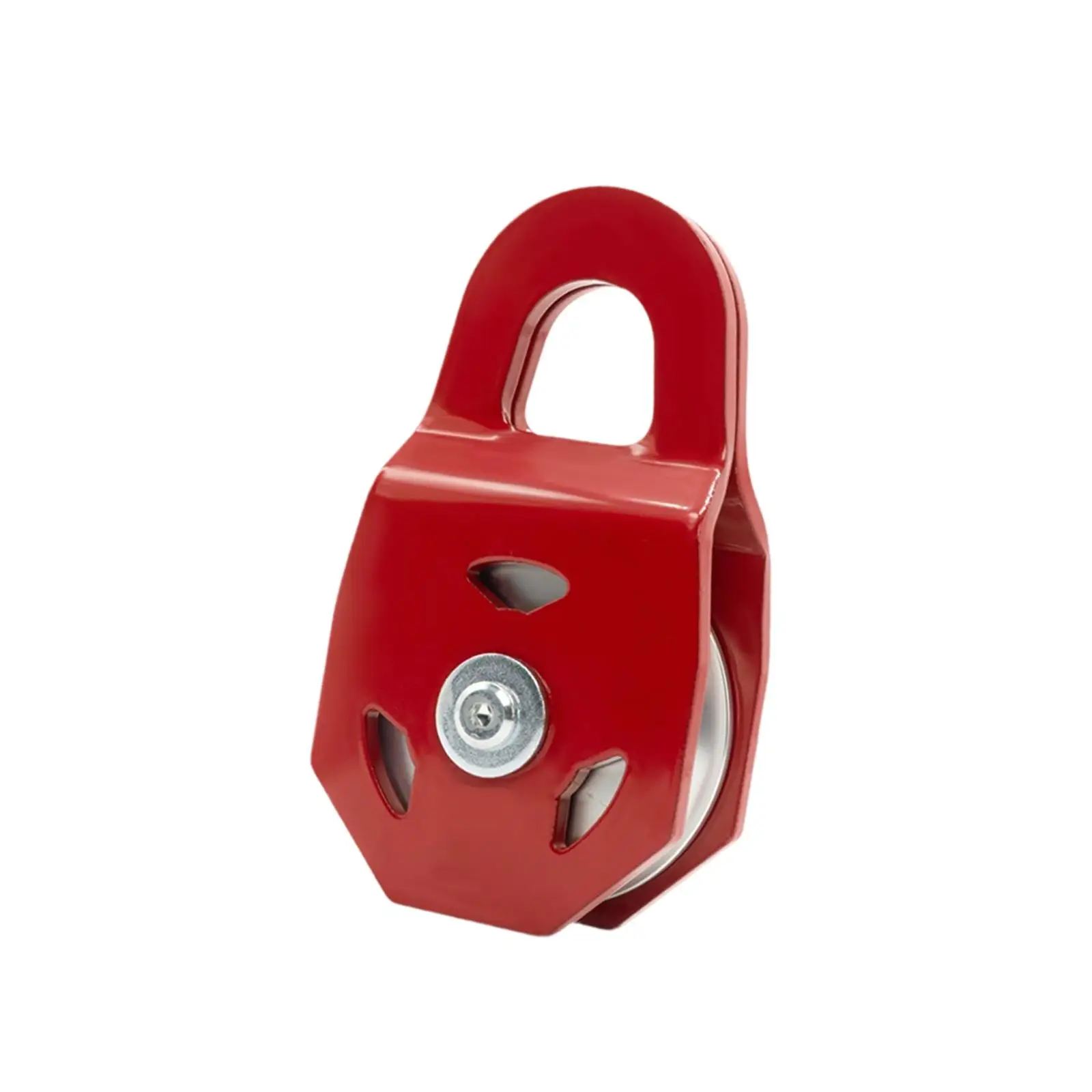Snatch Block Winch Pulley 8 Ton Support Metal Tow Pulley Block for Tractor and Vehicle Modification