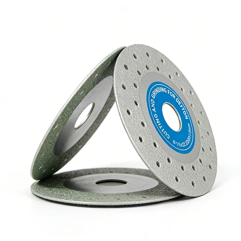 

115mm 2pcs Diamond Grinding Disc for Marble Slab & Ceramic Tile Trimming 45° Chamfer Cutting No Chipping Polishing Pad