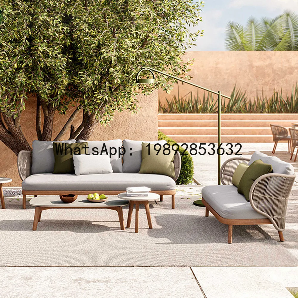 Outdoor Furniture Xl - XL Outdoor Balcony Rattan Sofa Leisure