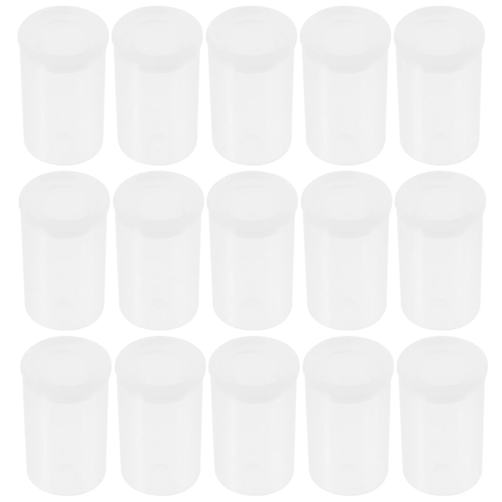 

50Pcs Fishing Gear Organizer Transparent Plastic Reel Containers Wide Mouth Bait Storage Case Secure Lures Hooks Storage Box