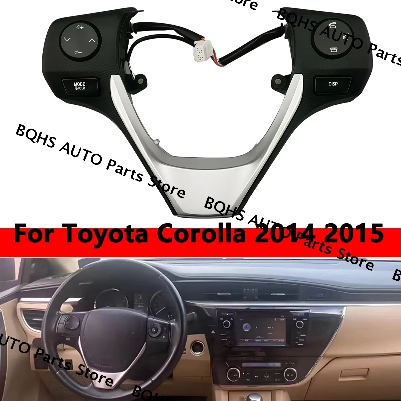 

RAV4 аудио круиз-контроль, кнопка регулировки громкости, автомобильные аксессуары, новая кнопка на руле для Toyota Corolla 2014 2015