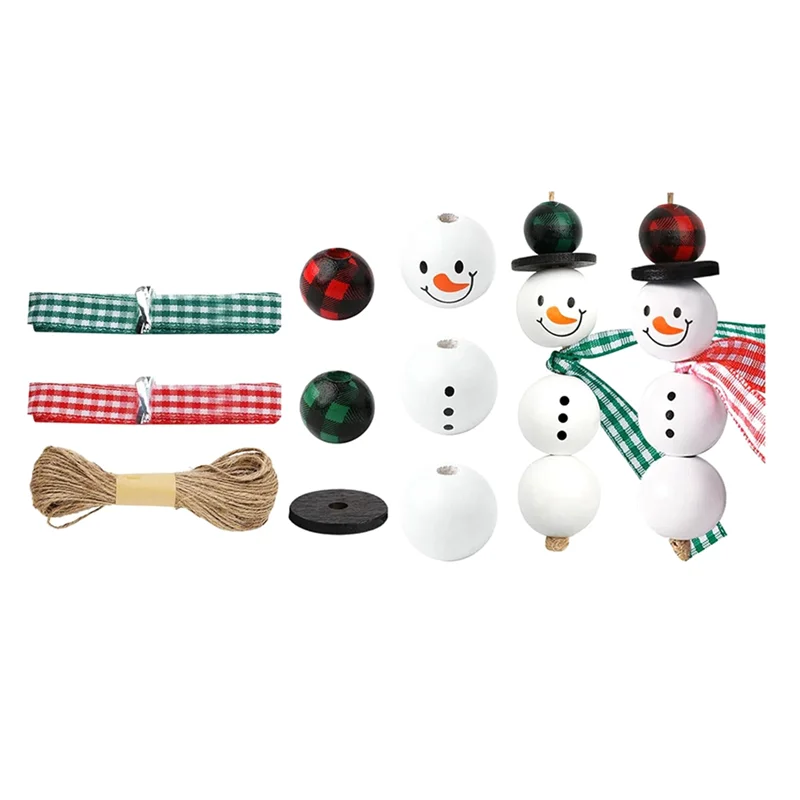 

ZZ-150 шт. деревянные бусины 16 мм 20 мм деревянные бусины с рождественским принтом деревянные бусины для декора DIY товары для рукоделия простая установка