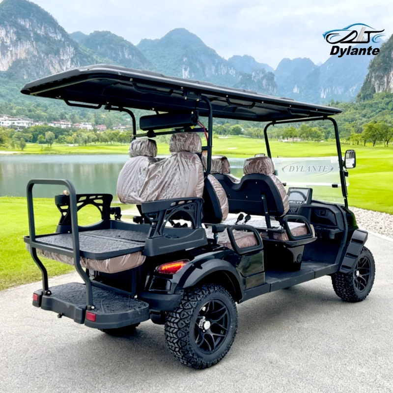 

Новый электрический гольф-кар/электромобиль на 4 колесах, 48/60/72В, для взрослых, на 2, 4, 6, 8 пассажиров