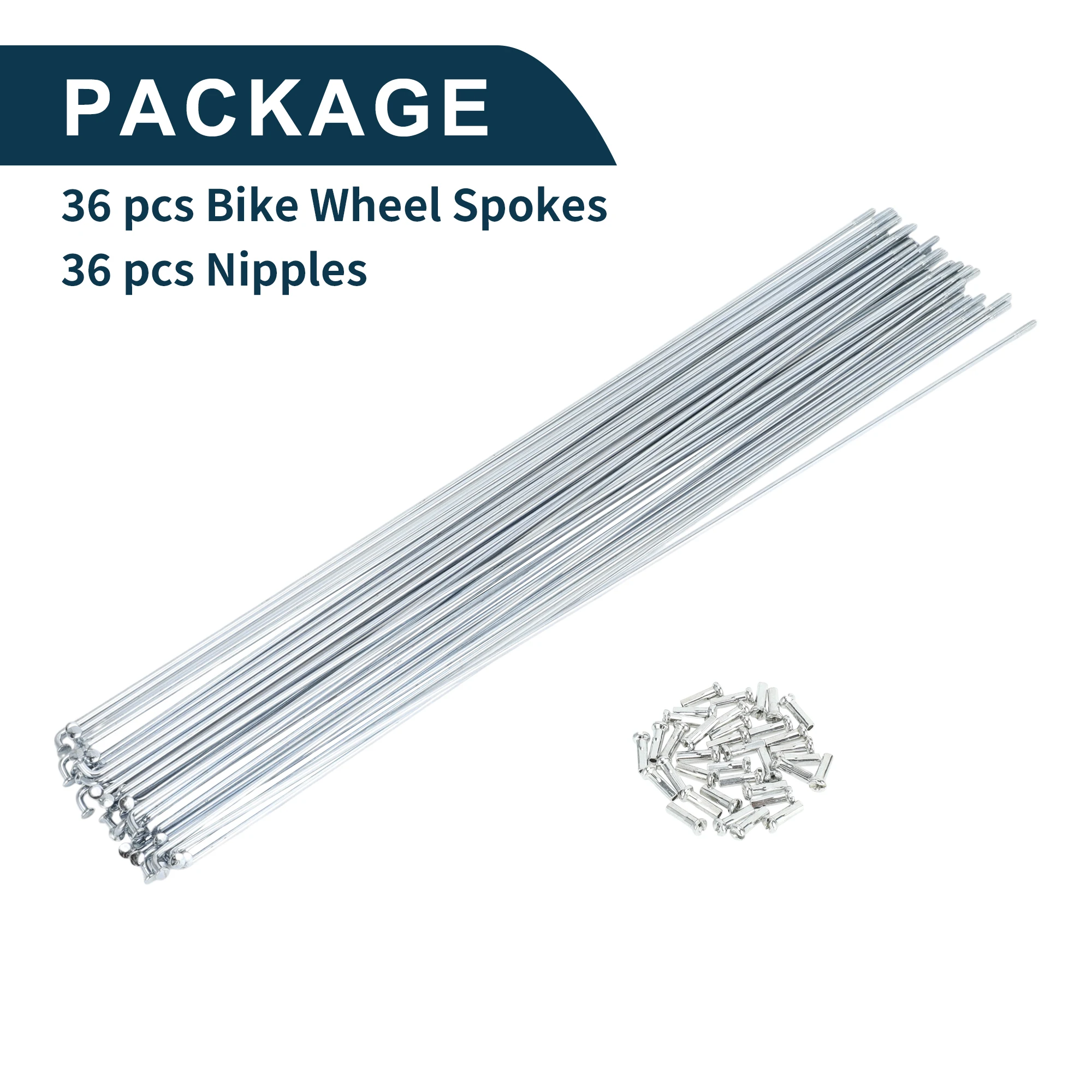 X autohaux Szprychy rowerowe Szprychy kół rowerowych 14G 273mm 277mm 283mm 287mm 291mm 295mm 299mm 305mm Długość Stal węglowa Ocynkowana