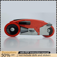 313PCS Tech MOC Building Blocks Mini Rapid Motorcycle DIY Creative Assembly Kids Adult Christmas Birthday Gifts Toy Suit