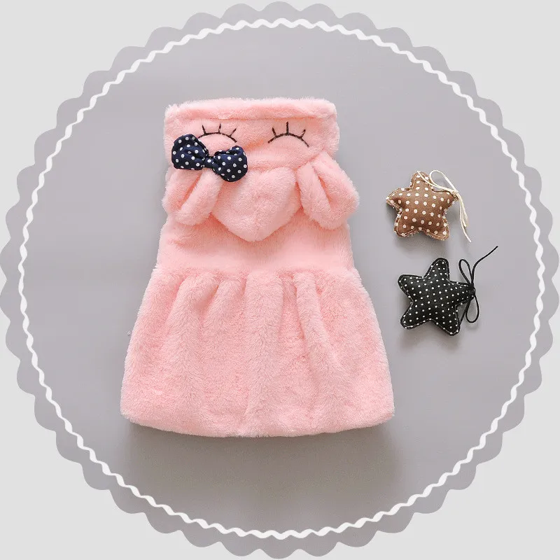 0-5 Years High Quality Spring Autumn Girl Vest Jacket New Woolen Solid Kid Children Clothing Baby Girl Outerwear Coat