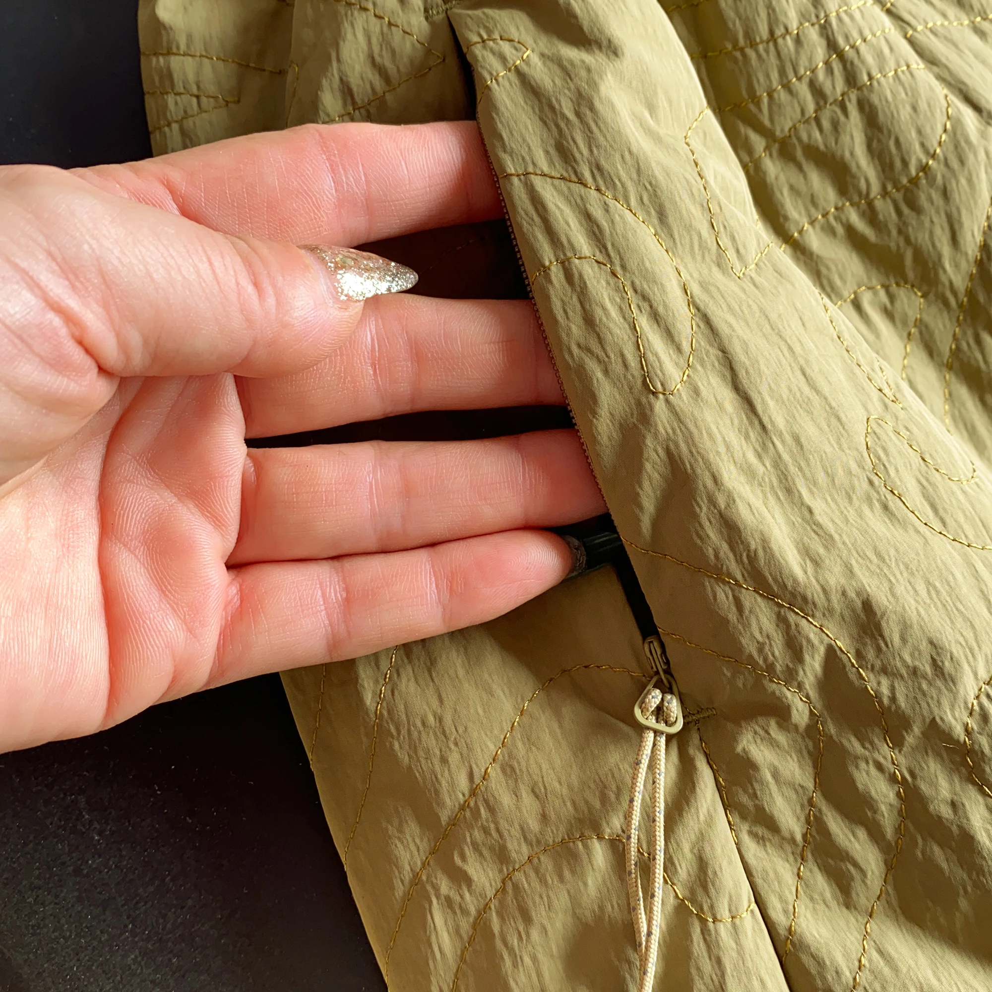 خريف شتاء في الهواء الطلق سلسلة الجبل مبطن القطن الدافئة للماء ألف خط تنورة المرأة عالية الخصر عادية فضفاض تناسب تنورة #3