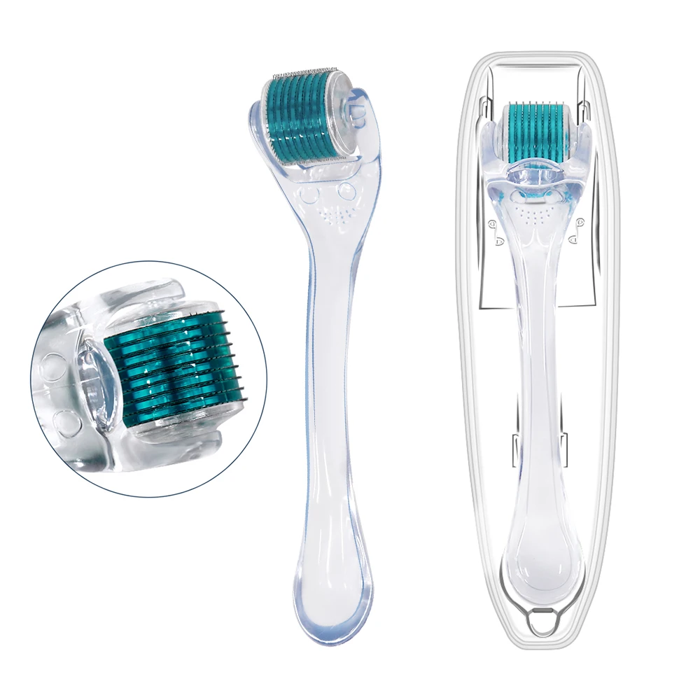 Derma Roller System Профессиональная 540 игл Derma Roller Уход за кожей Рост бороды Рост волос Мезотерапия лица Красота Ролик