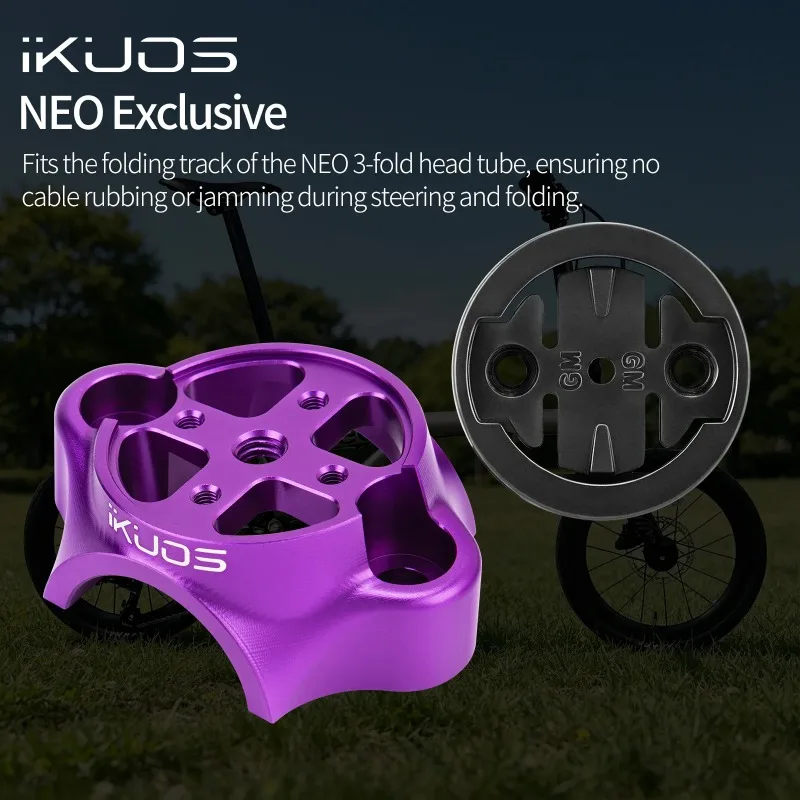 Bike Computer Stem Mount For Java Neo Brompton Folding Bike Top Cap Gps Camera Flashlight Light Phone Bicycle Holder view 6