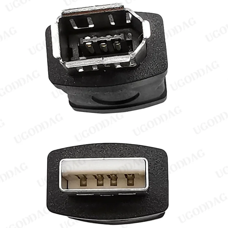 Adaptateur Firewire IEEE 1394 6 broches femelle vers USB mâle, pour imprimante, appareil photo numérique, PDA, EAU, disque dur, 1 pièce