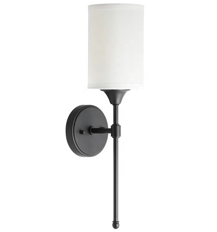 

LED Single Head Fabric Wall Lamp Living Room Hallway Bedroom Bedside Lamp Wall Light Simple Bathroom Mirror Headlight