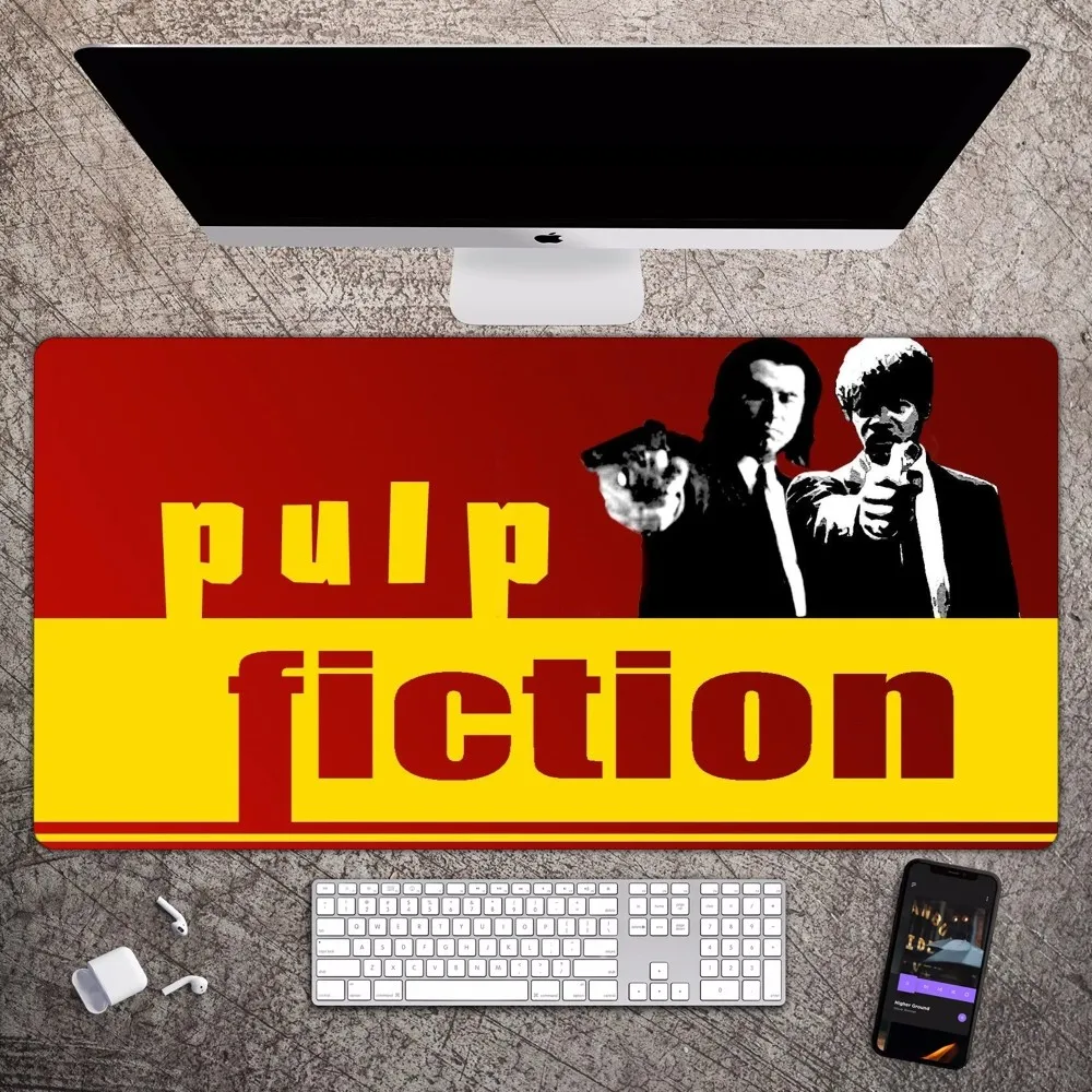 Коврик для мыши Pulp Fiction, большой игровой коврик для мыши с клавиатурой для ПК