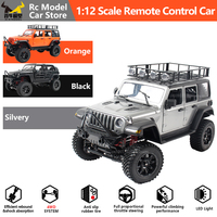 MN128 1/12 RC Car 4WD 2.4G Remote Control 4X4 Jeep Model LED Light Off Road 4WD Climbing RC Truck Electric Toy Car Gift for Boy