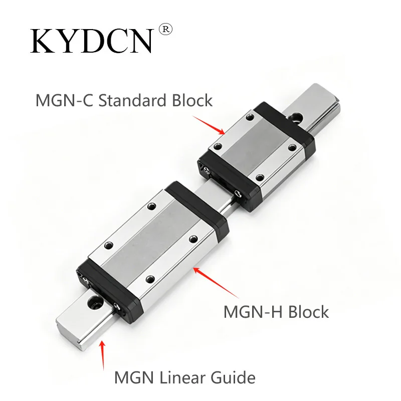 MGN7 1 Linear Guide+2 Carriage MGN7C MGN9C MGN12H MGN15C Miniature Linear Rail Slider MGN7H MGN12C MGN9H MGN15H 3D Printer Parts 4