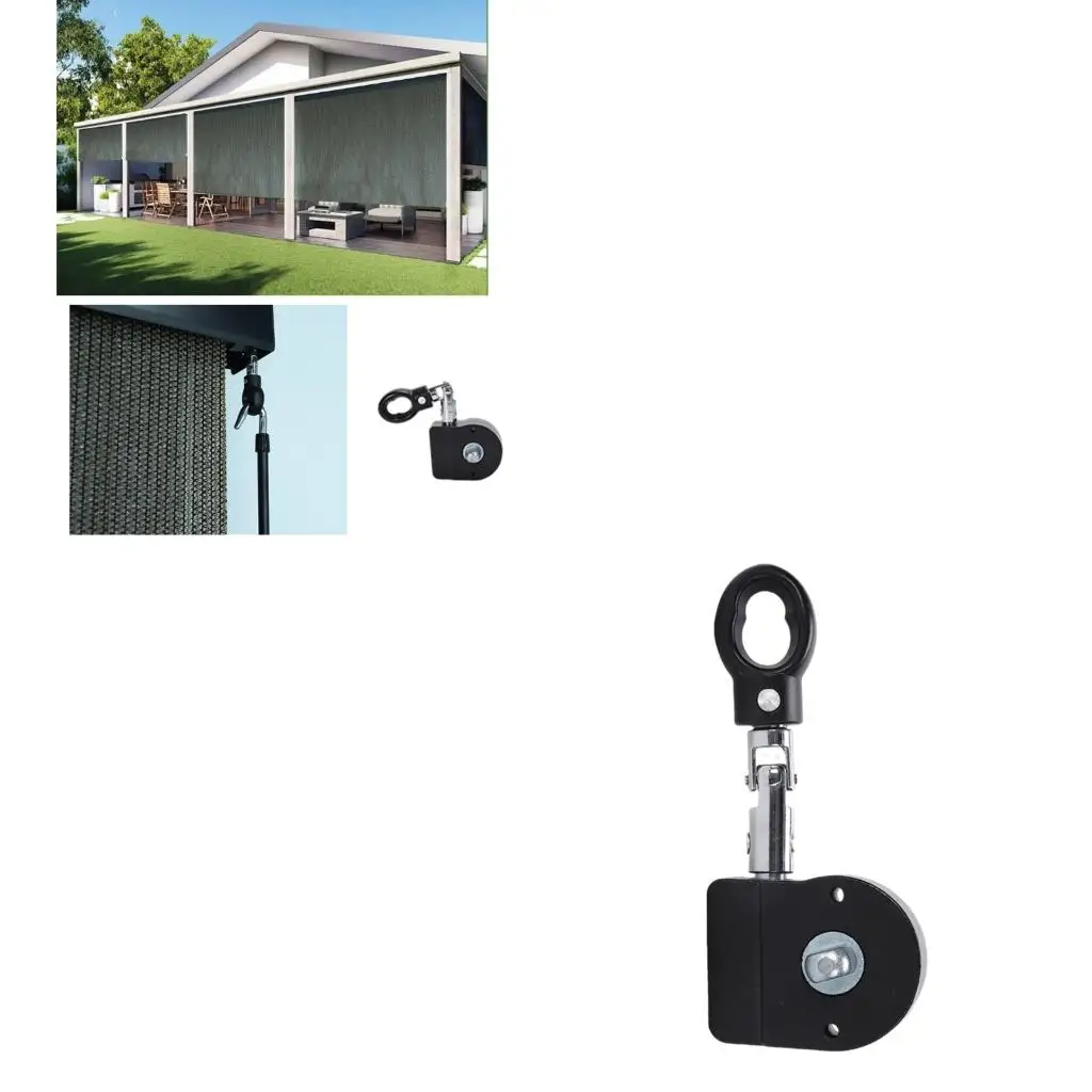 Adjustable Gearboxes 1:5 Ratio Outdoor Sunshade Roller System Universal Joint