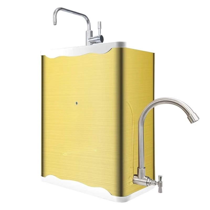 Electric plastic undercounter reverse osmosis water purifier, monitoring application control filter