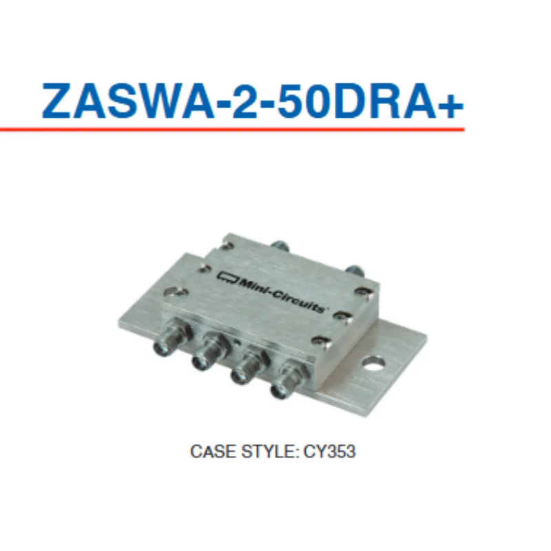 ZASWA-2-50DRA+ DC-5GHZ PIN Single Pole Double Throw Switch