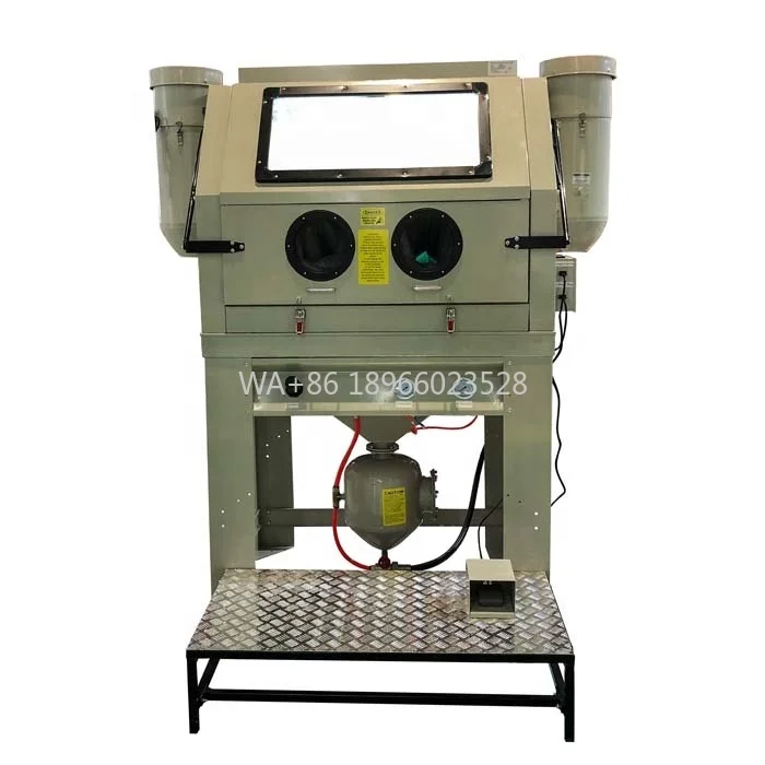 

Blasting with Double Dust ExtractorsLarge Cabinet Sand