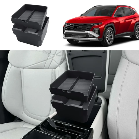 LFOTPP автомобиль центральный ящик для хранения для Hyundai Tucson NX4 Limited 2025 2026 электронная коробка передач подлокотник ящик для хранения Авто Hyundai Tucson 2025 аксессуары