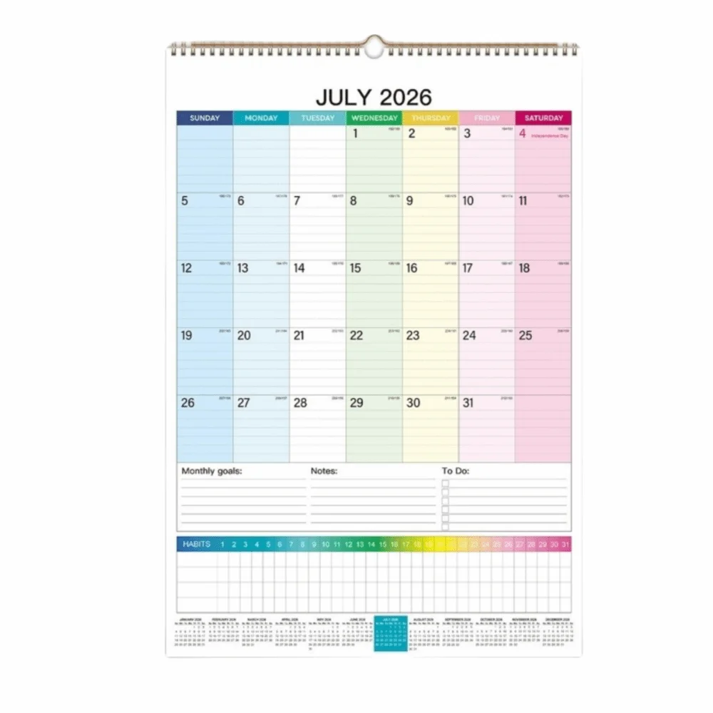 creative-wall-calendar-with-hanging-hole-colorful-floral-wall-calendar-18-months-portable-english-calendar-agenda-organizer