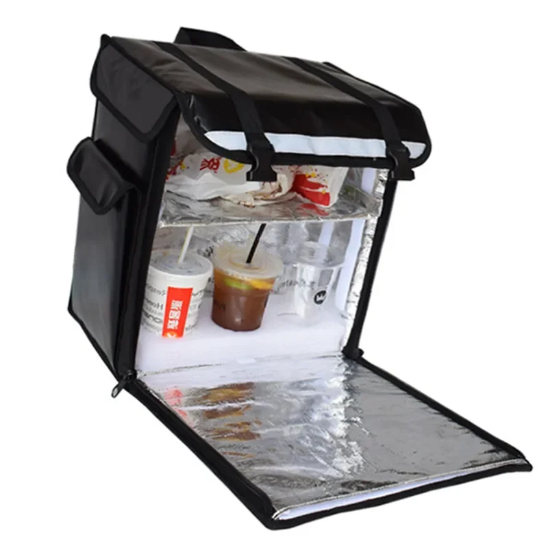 Professional 21L Takeaway Backpack Type Insulation Delivery Package Takeaway Pizza Bag Food Refrigerated Box Waterproof Suitcase