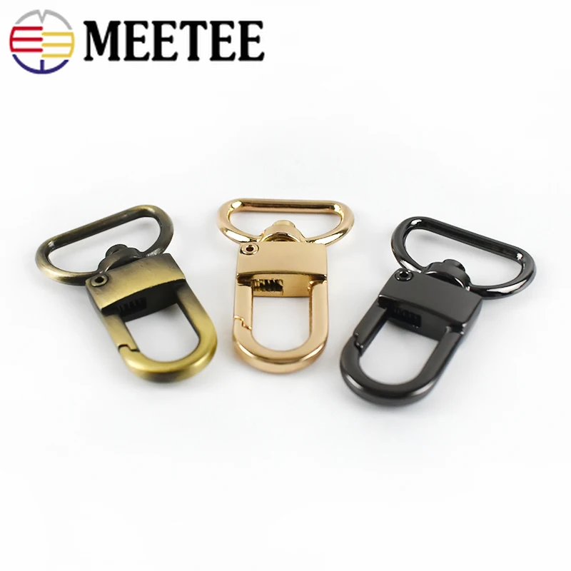 5/10/30Pcs 20mm Metal Bag Buckle Dog Collar Swivel Clasp Trigger Snap Hooks Key Chain Buckles Hanger DIY Sewing Accessories