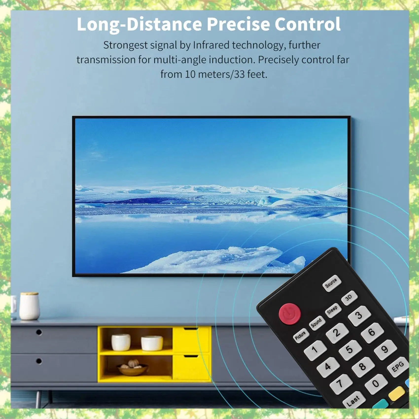 جهاز تحكم عن بعد بديل ذكي لجهاز التحكم عن بعد للتلفزيون هايسنس ERF-32909HS
