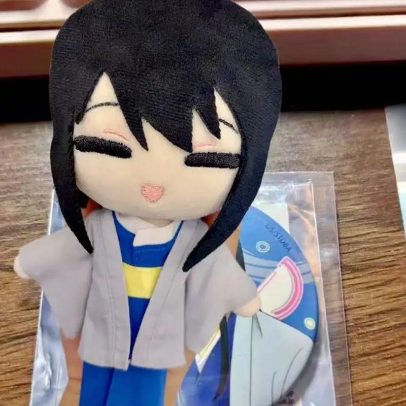 17Cm Japanese Anime Gintama Standing Posture Squint Eyes Smile Expression Plush Fill Doll Living Room Sofa Decorat Birthday Gift