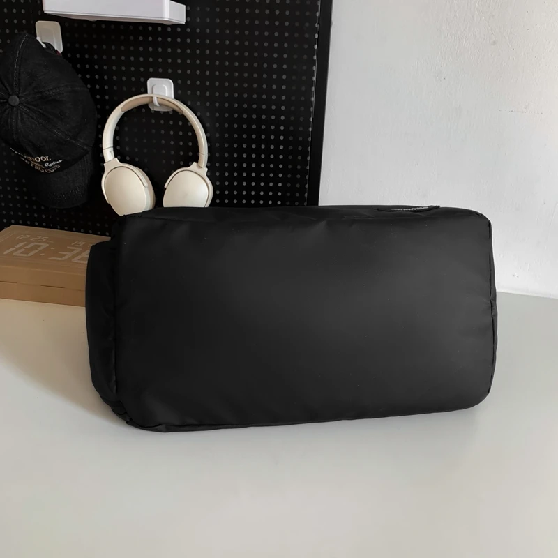 Tiptoegirls solide Fitness-Tasche große Kapazität Frauen Reisetasche Geldbörse leichte Griff Umhängetasche schwarz weiß Khaki Handtasche