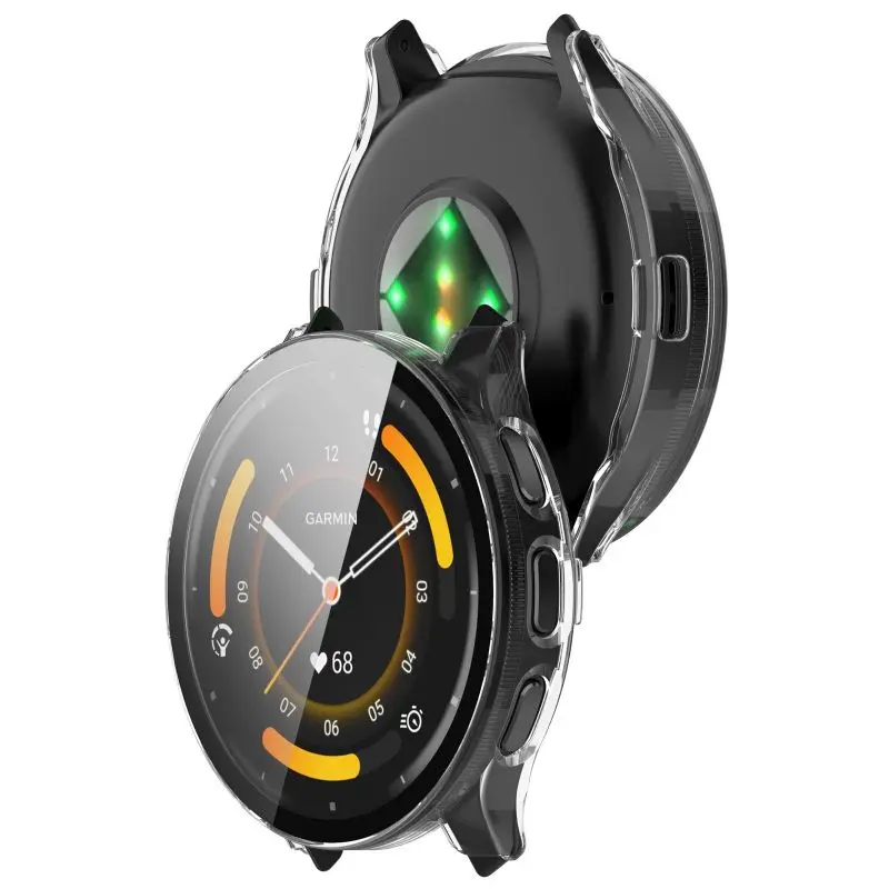 Custodia in vetro temperato per Garmin Venu 3 3S Smart Watch cinturino copertura protettiva paraurti Venu3 Venu3S protezione schermo Shell Accessori