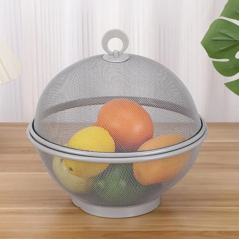 Mesh Fruit Basket Bowl Veggies Organizer Container For Kitchen Reusable Draining Fruit Bowl For Kitchen Bakery Or Dining Room