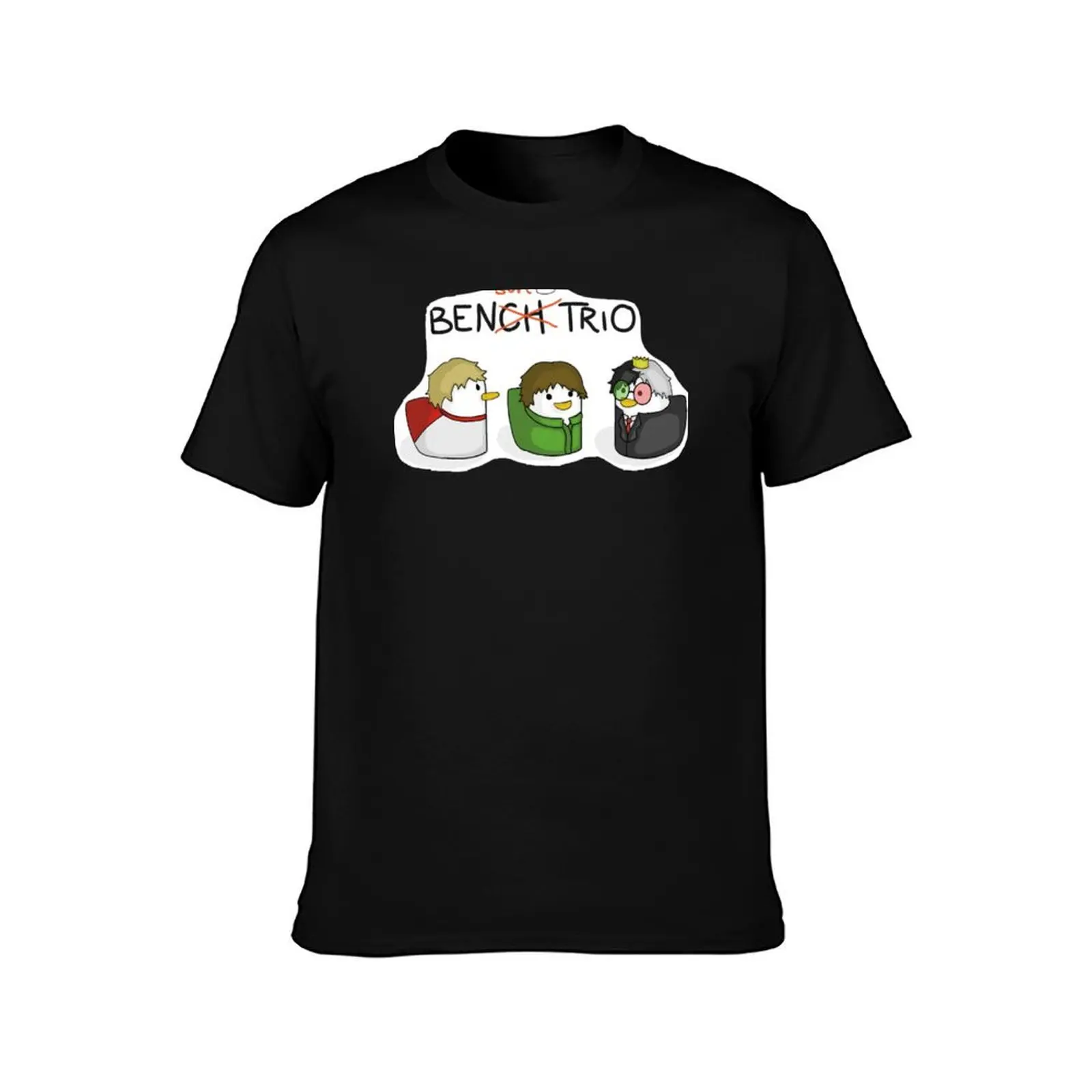bench trio but benson (bensontrio)Sticker T-Shirt Fashion Casual Short Sleeve Top T-Shirt