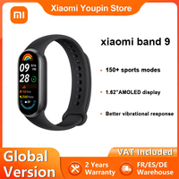 Mi Band 9 Global Version Xiaom 1.62”AMOLED display 150+ Supports 150+ sports modes 21 days Up to 21-day battery life