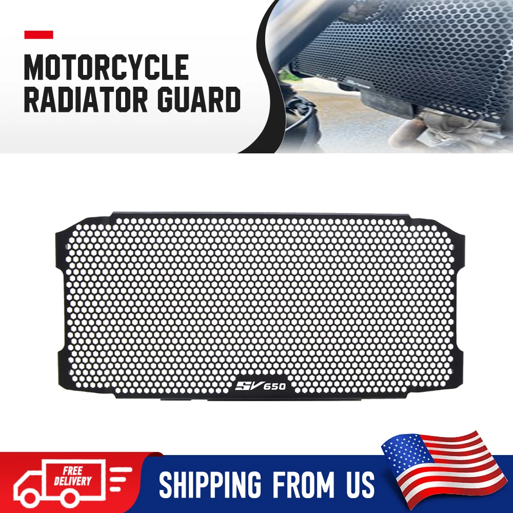 

For Suzuki SV 650 SV650 SV650X ABS 2018 2019 2020 2021 2022 2024 Motorcycle Radiator Guard Grille Water Tank Protector Cover