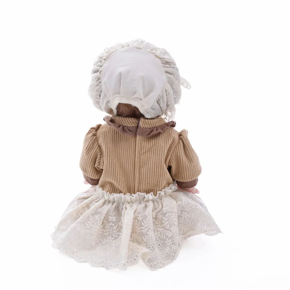 Cloveray 18 inch Full Body Vinyl Realistic Reborn Baby Doll Vinyl Doll High-quality Original Collector's Edition Toy Kid Gift