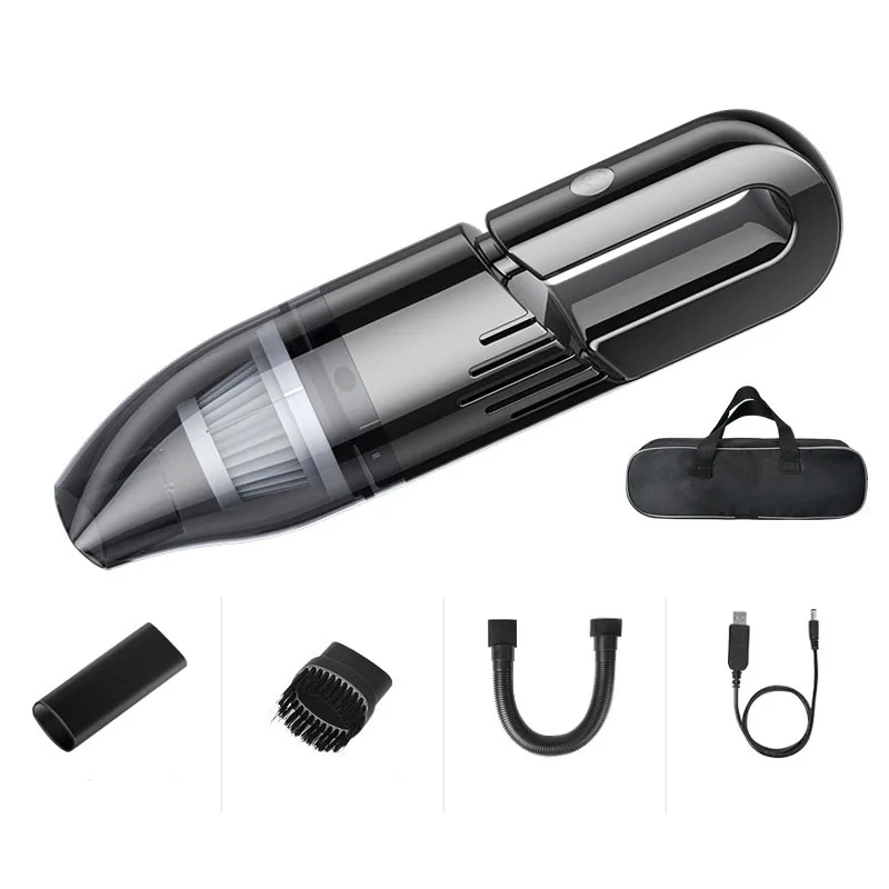 

Car Vacuum Cleaner 120W Usb 2000Mah 6000Pa Wireless Mini Vacuum Cleaner Mite Remover High Power Car Wireless Vacuum Cleaner