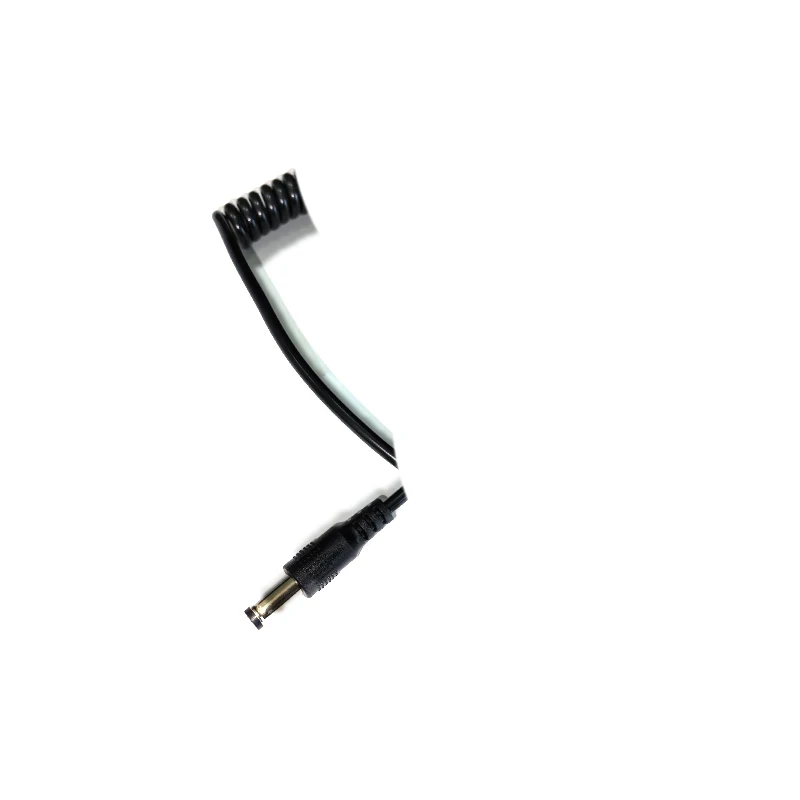 

DC 5.5*2.1mm Male to 5.5*2.1mm Male Power Retractable Cord 5.5mmx2.1mm Double DC male Plug Extension Spring Power Cable Adapter