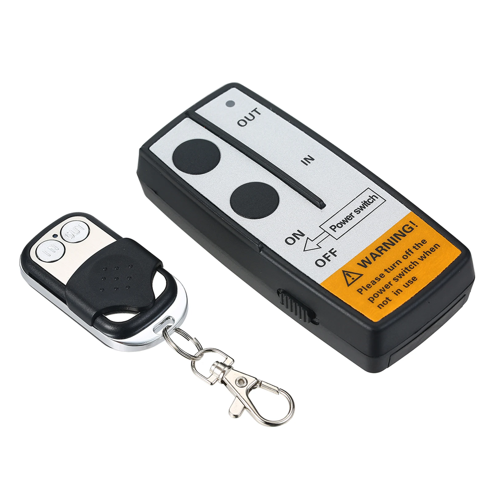 Picture 7: DC12V Universal Wireless Winch Remote Control Kit 12V 50ft 2 Remotes with Indicator Light for Truck Jeep ATV SUV