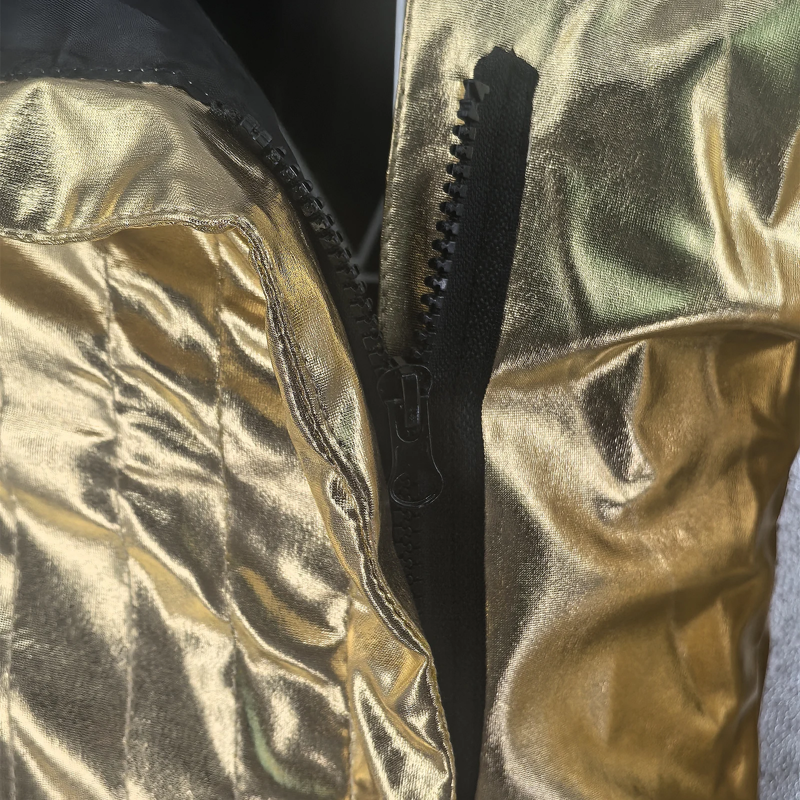 HOT MJ Michael Jackson Classic BAD Dangerous Jam Golden Body suit Costume Jacket pants For Performance Collection 1990S