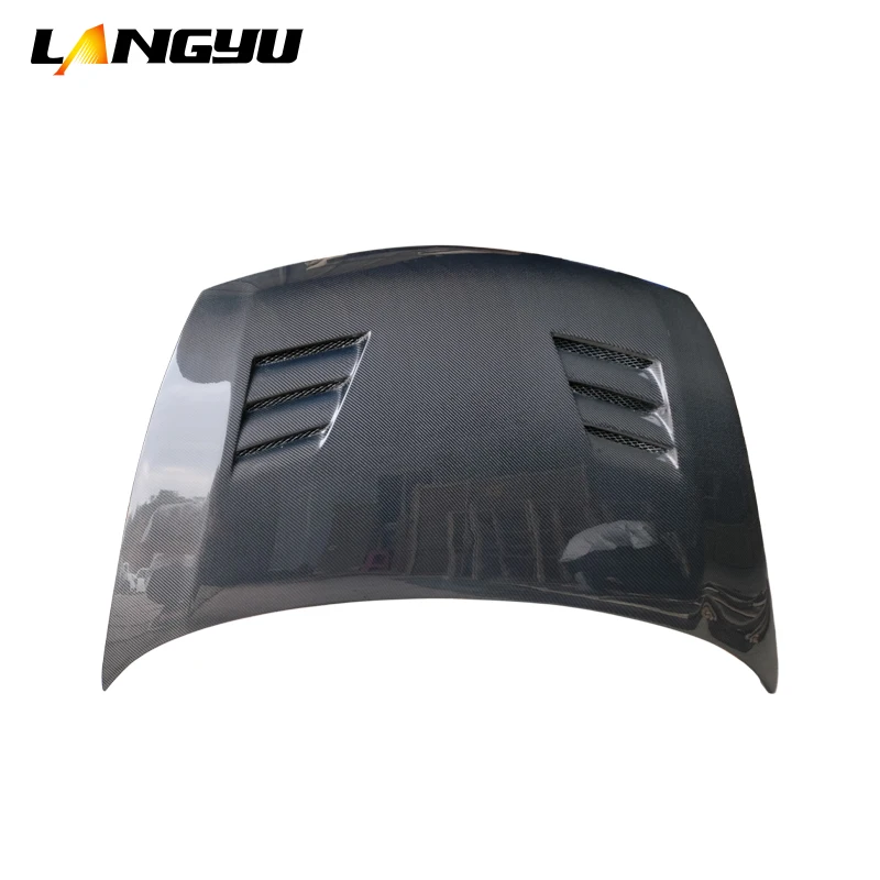 STLF Car Exterior Parts Engine Cover Carbon Fiber Front Bonnet For hondas civics FD2 Upgrade Type-R MG Style Engine Hood 07-15