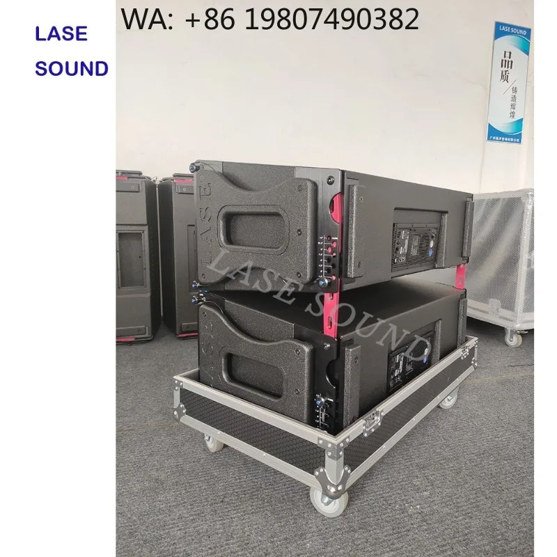 Double 12 Inch Active Line Array PA System 800W 134dB Max SPL Outdoor Concert Professional Audio
