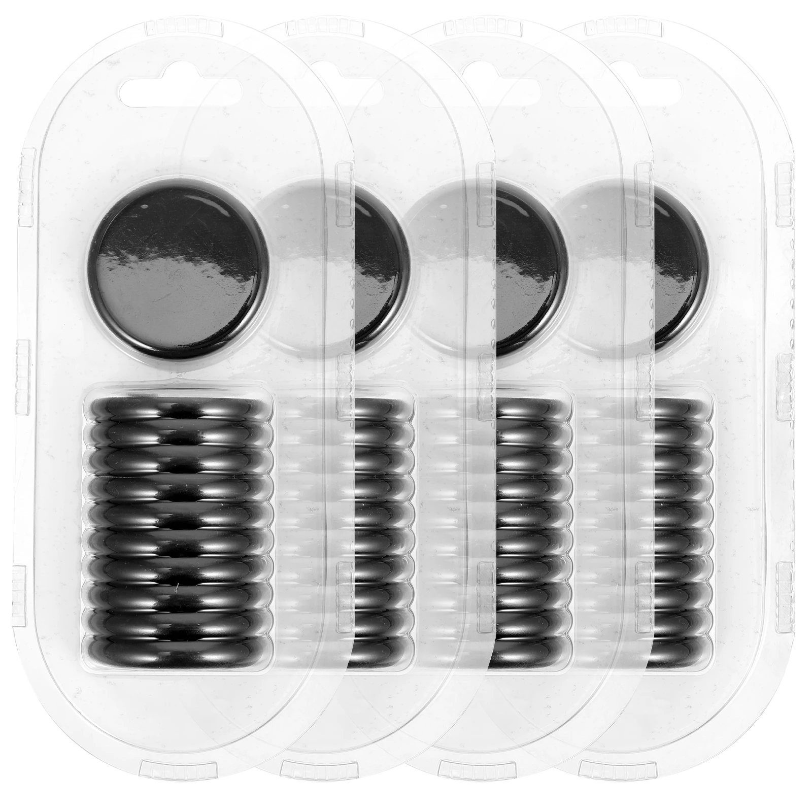 

44 Pcs Notepad Binding Buckles Plastic Discbound Expansion Discs Binder Rings Abs Office Mini Loose Leaf Clear