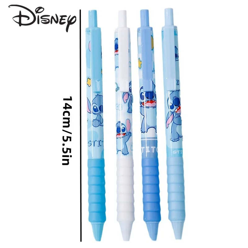 4 قطعة/صندوق ديزني أنيمي غرزة هلام القلم Kawaii غرزة الأسود 0.5 مللي متر الصحافة القلم الكرتون طالب القرطاسية اللوازم المكتبية المدرسية الهدايا