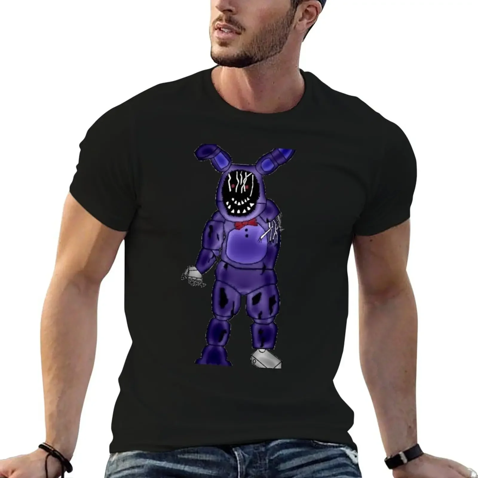 Withered Bonnie T-Shirt street wear shirts graphic cute tops anime stuff luxury clothes men