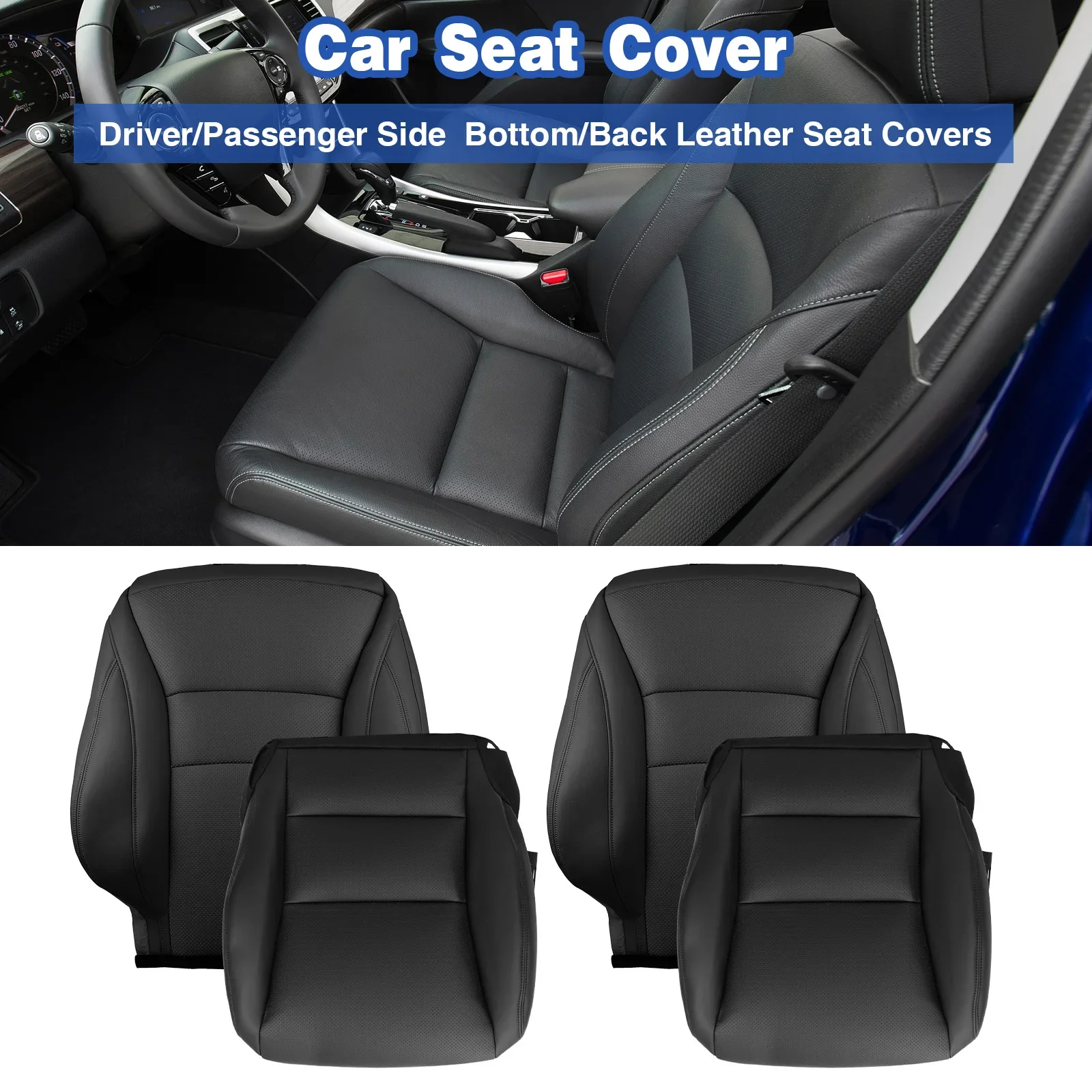 

Applicable to the 9th generation seat kit of Honda Accord (Black) from 2013 to 2017