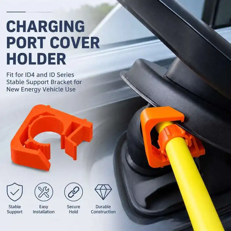 Charging Port Cover Holder Fit for ID4 and ID Series Stable Support Bracket for New Energy Vehicle Use