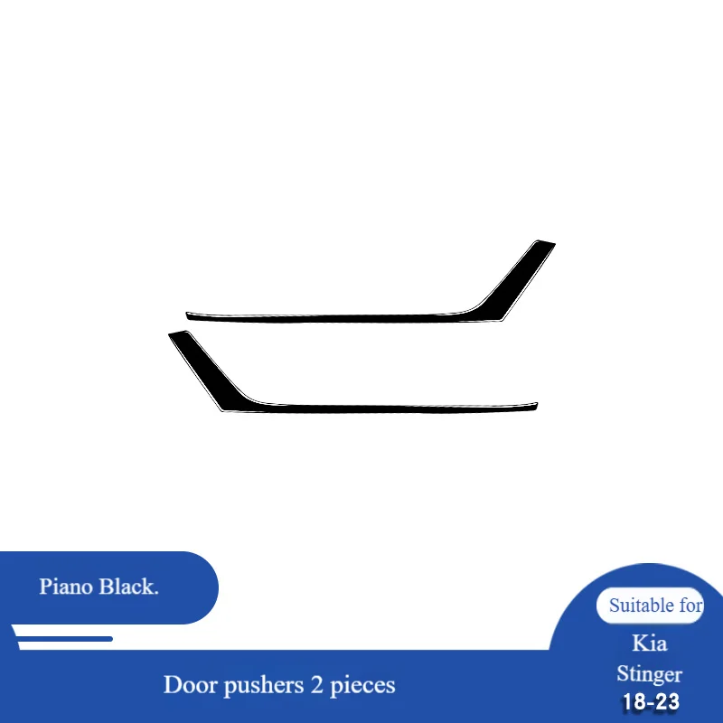 

For Kia Stinger 2018-2023 Car Accessories door handles Piano Black Screen Panel Cover Interior Sticker Modification